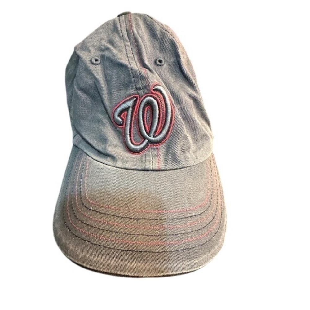 Washington Nationals MLB Hat The‎ Franchise Twins Enterprise Gray Fitted Cap M